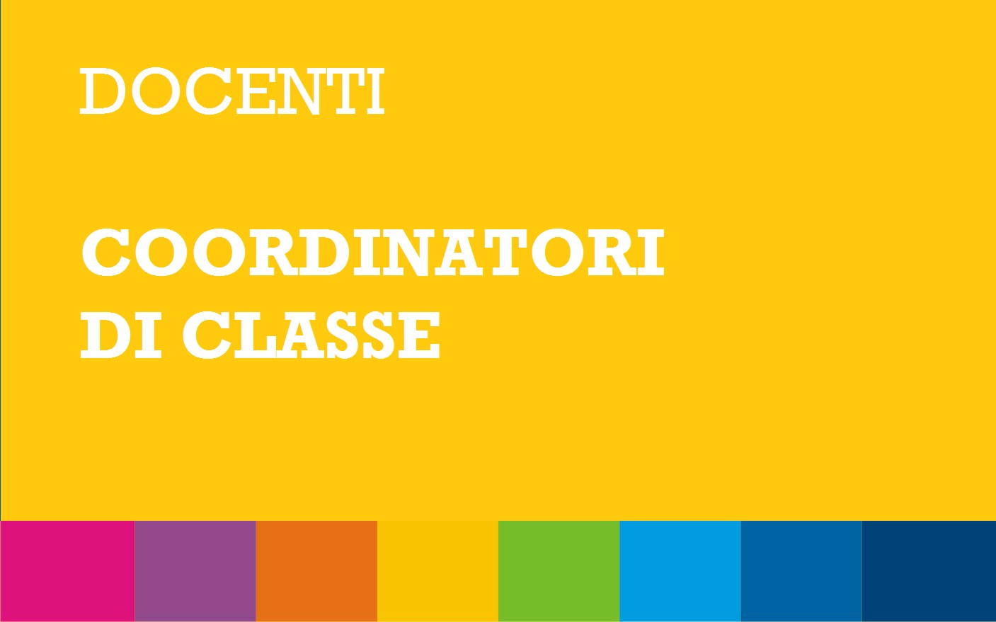 RETTIFICA COORDINATORI DI CLASSE - A.S. 2018/2019